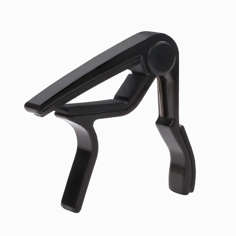 PUNK Ukulele Capo,Ukulele Clamp,Ukulele Clip,Black,for Soprano,Concert,Tenor,baritone-Ukulele Professional Capo(Black) - Image 1